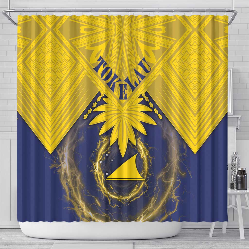 Tokelau Tokehega Day Shower Curtain National Badge Special Style - Polynesian Pride