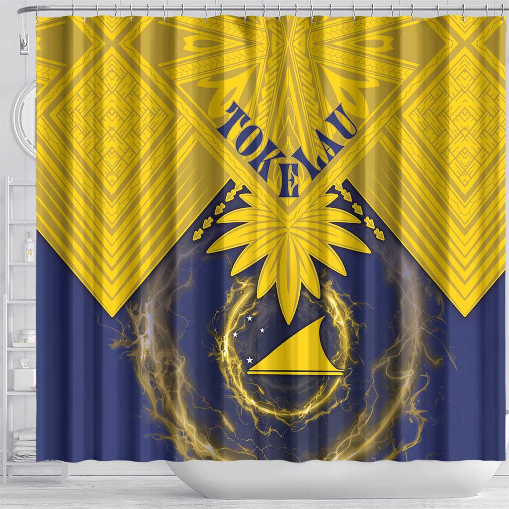 Tokelau Tokehega Day Shower Curtain National Badge Special Style - Polynesian Pride