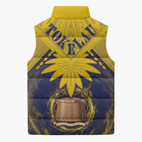 Tokelau Tokehega Day Sleeveless Puffer Jacket National Badge Special Style LT05 - Polynesian Pride