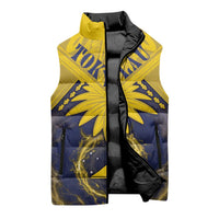 Tokelau Tokehega Day Sleeveless Puffer Jacket National Badge Special Style LT05 - Polynesian Pride
