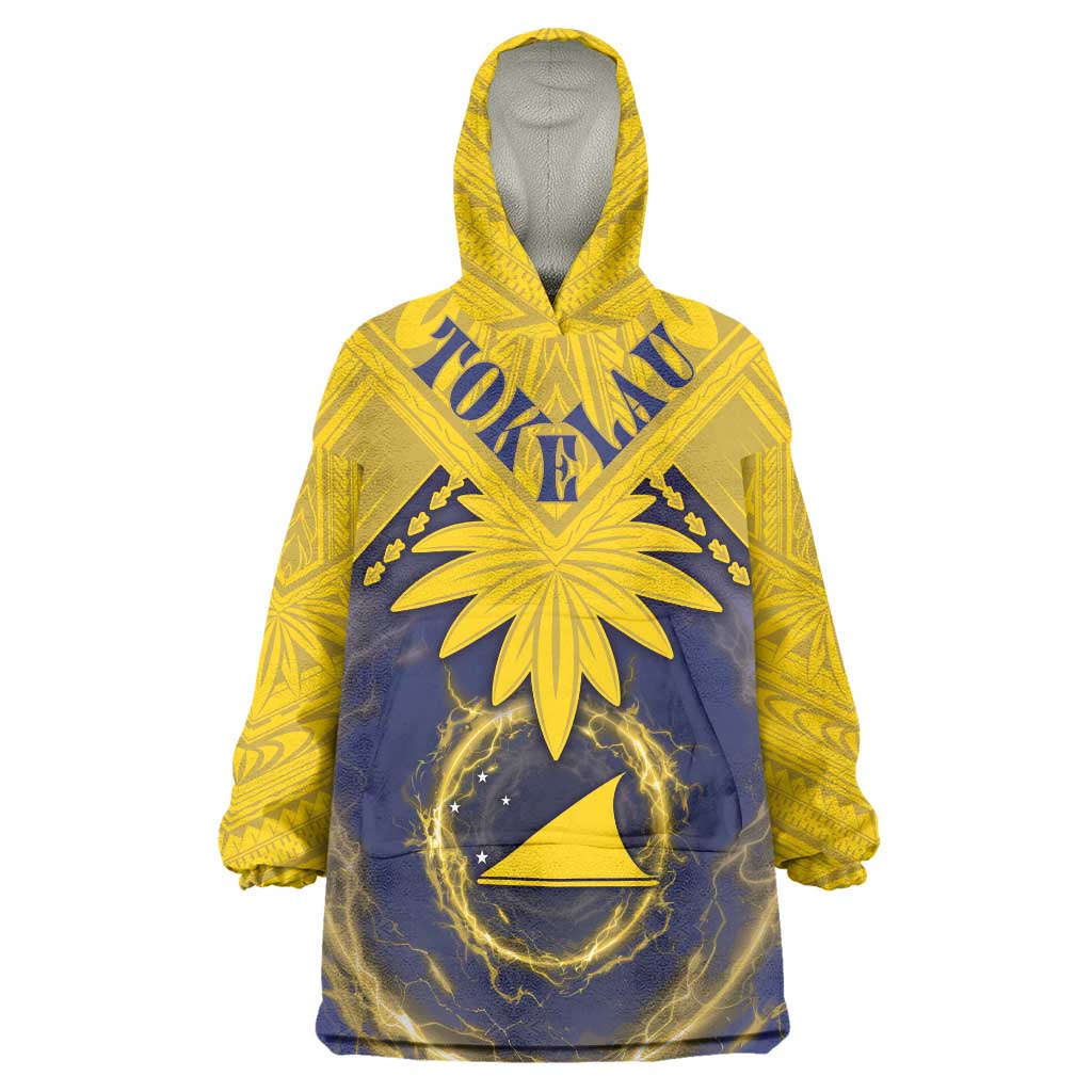 Tokelau Tokehega Day Wearable Blanket Hoodie National Badge Special Style - Polynesian Pride