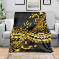 Kosrae Liberation Day Blanket Polynesian Floral Tattoo - Polynesian Pride