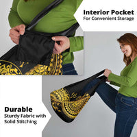 Kosrae Liberation Day Grocery Bag Polynesian Floral Tattoo - Polynesian Pride