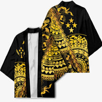 Kosrae Liberation Day Kimono Polynesian Floral Tattoo LT05 - Polynesian Pride