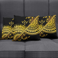 Kosrae Liberation Day Pillow Cover Polynesian Floral Tattoo - Polynesian Pride