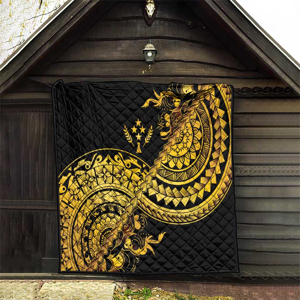 Kosrae Liberation Day Quilt Polynesian Floral Tattoo - Polynesian Pride