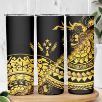 Kosrae Liberation Day Skinny Tumbler Polynesian Floral Tattoo - Polynesian Pride