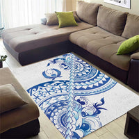Pohnpei Liberation Day Area Rug Polynesian Floral Tattoo - Polynesian Pride