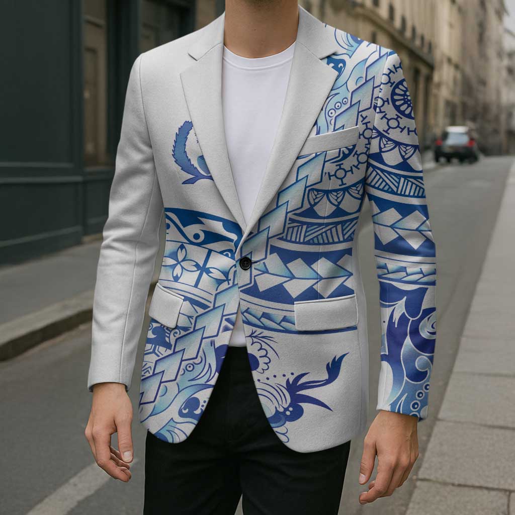 Pohnpei Liberation Day Blazer Polynesian Floral Tattoo - Polynesian Pride