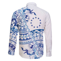 Pohnpei Liberation Day Family Matching Summer Maxi Dress and Hawaiian Shirt Polynesian Floral Tattoo - Polynesian Pride