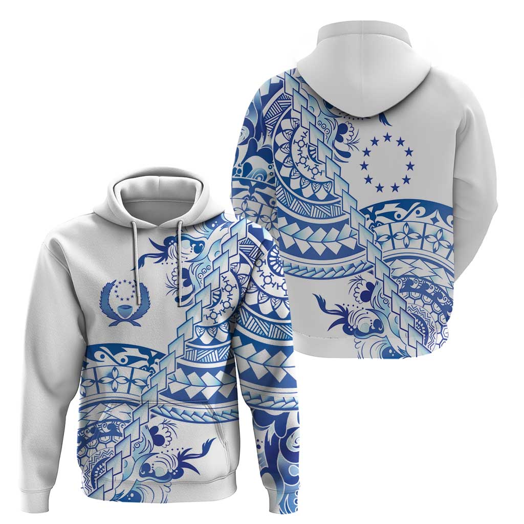 Pohnpei Liberation Day Hoodie Polynesian Floral Tattoo - Polynesian Pride
