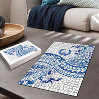 Pohnpei Liberation Day Puzzle Polynesian Floral Tattoo - Polynesian Pride