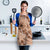 Hawaii Brown Hibiscus Pikake Lei Apron - Polynesian Pride