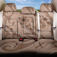 Hawaii Brown Hibiscus Pikake Lei Back Car Seat Cover LT05 One Size Brown - Polynesian Pride