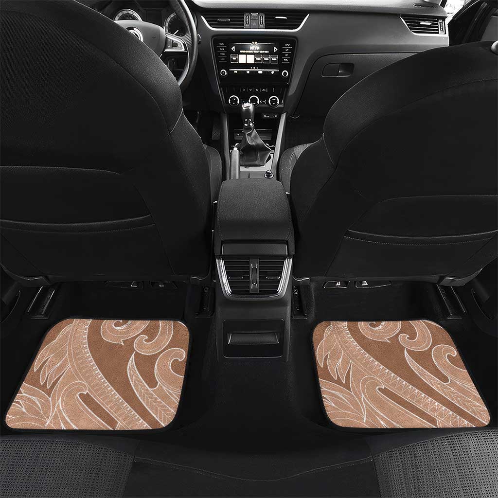 Hawaii Brown Hibiscus Pikake Lei Car Mats - Polynesian Pride