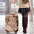 Hawaii Brown Hibiscus Pikake Lei Luggage Cover - Polynesian Pride