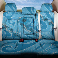 Hawaii Blue Hibiscus Pikake Lei Back Car Seat Cover LT05 One Size Blue - Polynesian Pride