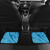 Hawaii Blue Hibiscus Pikake Lei Car Mats - Polynesian Pride