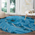 Hawaii Blue Hibiscus Pikake Lei Round Carpet - Polynesian Pride