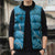 Hawaii Blue Hibiscus Pikake Lei Sleeveless Puffer Jacket - Polynesian Pride