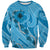 Hawaii Blue Hibiscus Pikake Lei Sweatshirt - Polynesian Pride