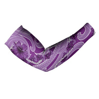 Hawaii Violet Hibiscus Pikake Lei Arm Sleeves LT05 - Polynesian Pride