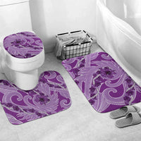 Hawaii Violet Hibiscus Pikake Lei Bathroom Set - Polynesian Pride
