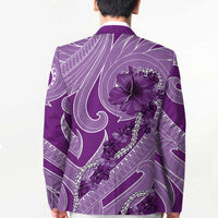 Hawaii Violet Hibiscus Pikake Lei Blazer LT05 - Polynesian Pride