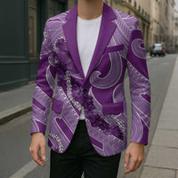 Hawaii Violet Hibiscus Pikake Lei Blazer LT05 - Polynesian Pride