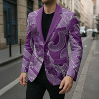 Hawaii Violet Hibiscus Pikake Lei Blazer LT05 - Polynesian Pride