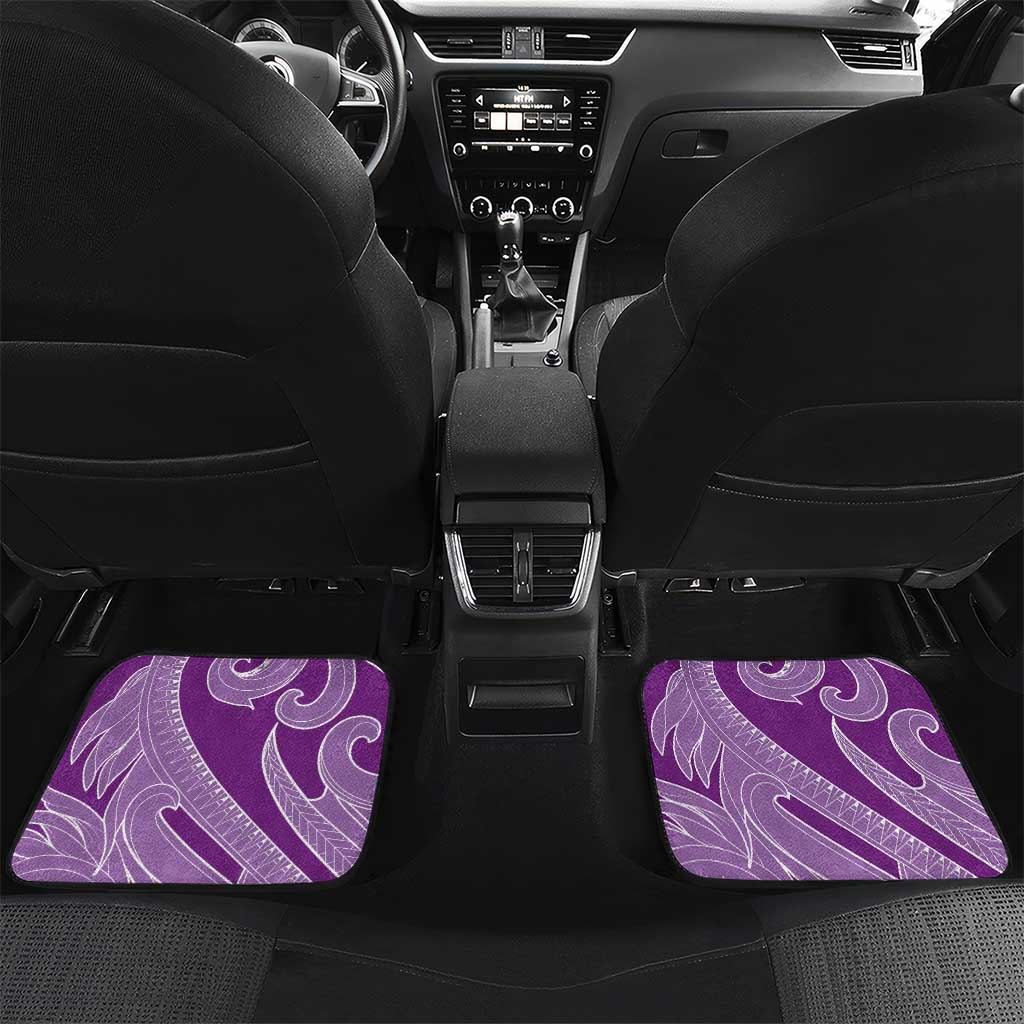 Hawaii Violet Hibiscus Pikake Lei Car Mats - Polynesian Pride