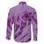 Hawaii Violet Hibiscus Pikake Lei Family Matching Summer Maxi Dress and Hawaiian Shirt - Polynesian Pride