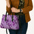 Hawaii Violet Hibiscus Pikake Lei Leather Bag - Polynesian Pride