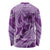 Hawaii Violet Hibiscus Pikake Lei Long Sleeve Shirt - Polynesian Pride