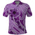 Hawaii Violet Hibiscus Pikake Lei Polo Shirt - Polynesian Pride
