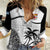 Fiji Rugby Women Casual Shirt World Cup 2023 Fijian Tapa Pattern Black Version LT05 Female Black - Polynesian Pride