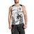 Custom Fiji Rugby Men Tank Top World Cup 2023 Fijian Tapa Pattern Black Version LT05 - Polynesian Pride