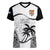 Custom Fiji Rugby Women V Neck T Shirt World Cup 2023 Fijian Tapa Pattern Black Version LT05 Female Black - Polynesian Pride