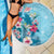 Hawaii Tropical Flowers Beach Blanket Polynesian Tattoo Sky Blue
