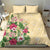 Hawaii Tropical Flowers Bedding Set Polynesian Tattoo Buttermilk