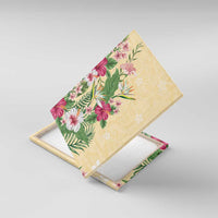 Hawaii Tropical Flowers Canvas Wall Art Polynesian Tattoo Buttermilk