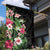 Hawaii Tropical Flowers Garden Flag Polynesian Tattoo Black