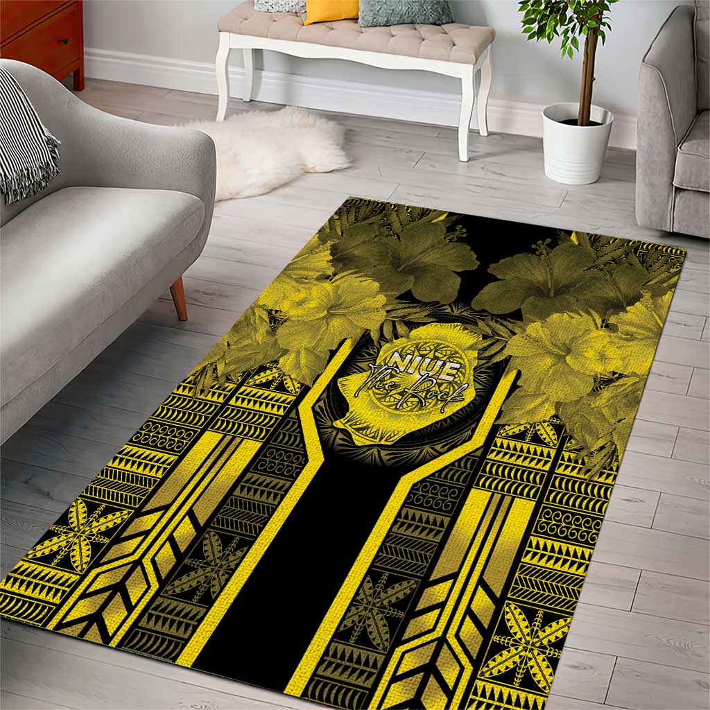 Niue The Rock Area Rug The Island Of The Uga - Polynesian Pride