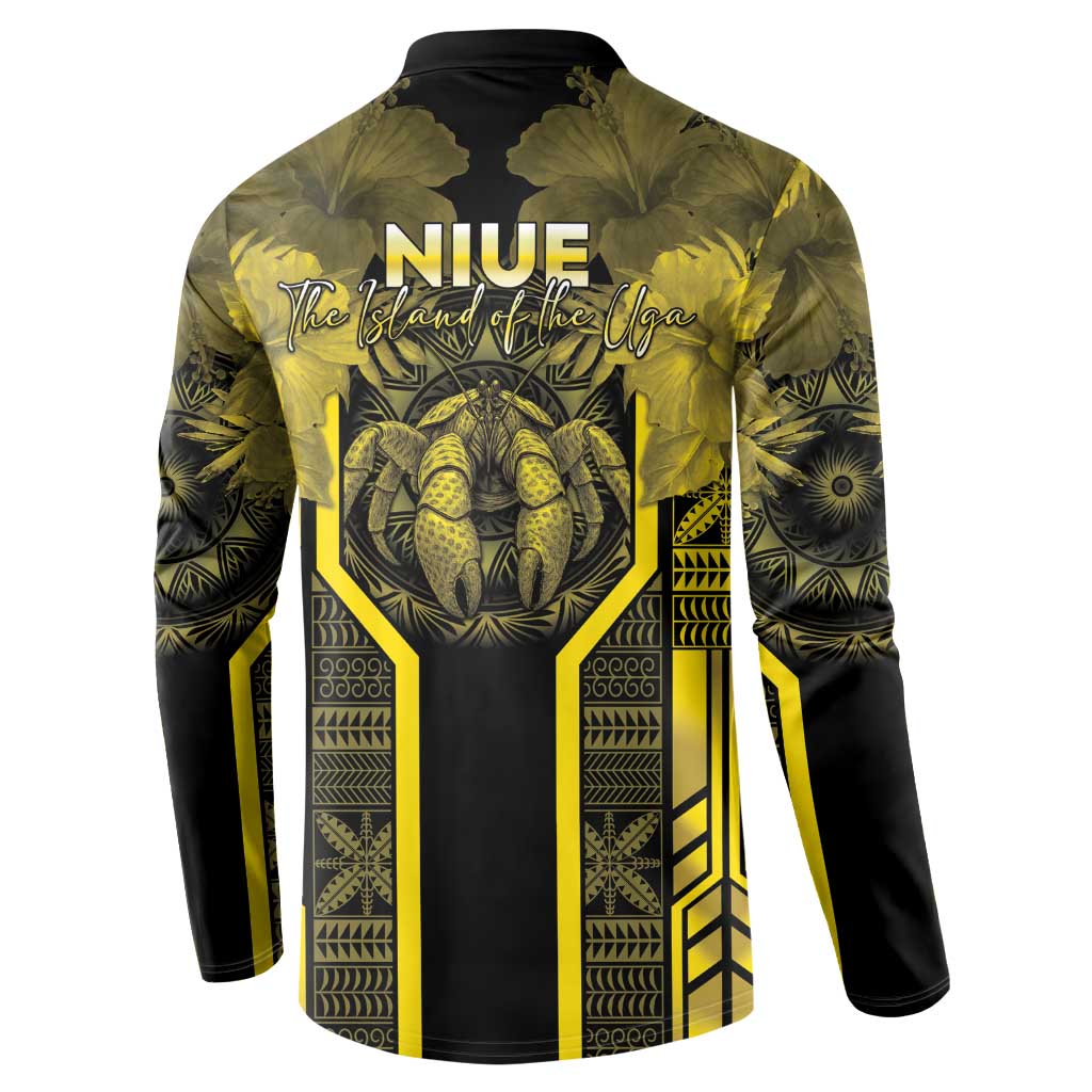 Niue The Rock Button Sweatshirt The Island Of The Uga - Polynesian Pride