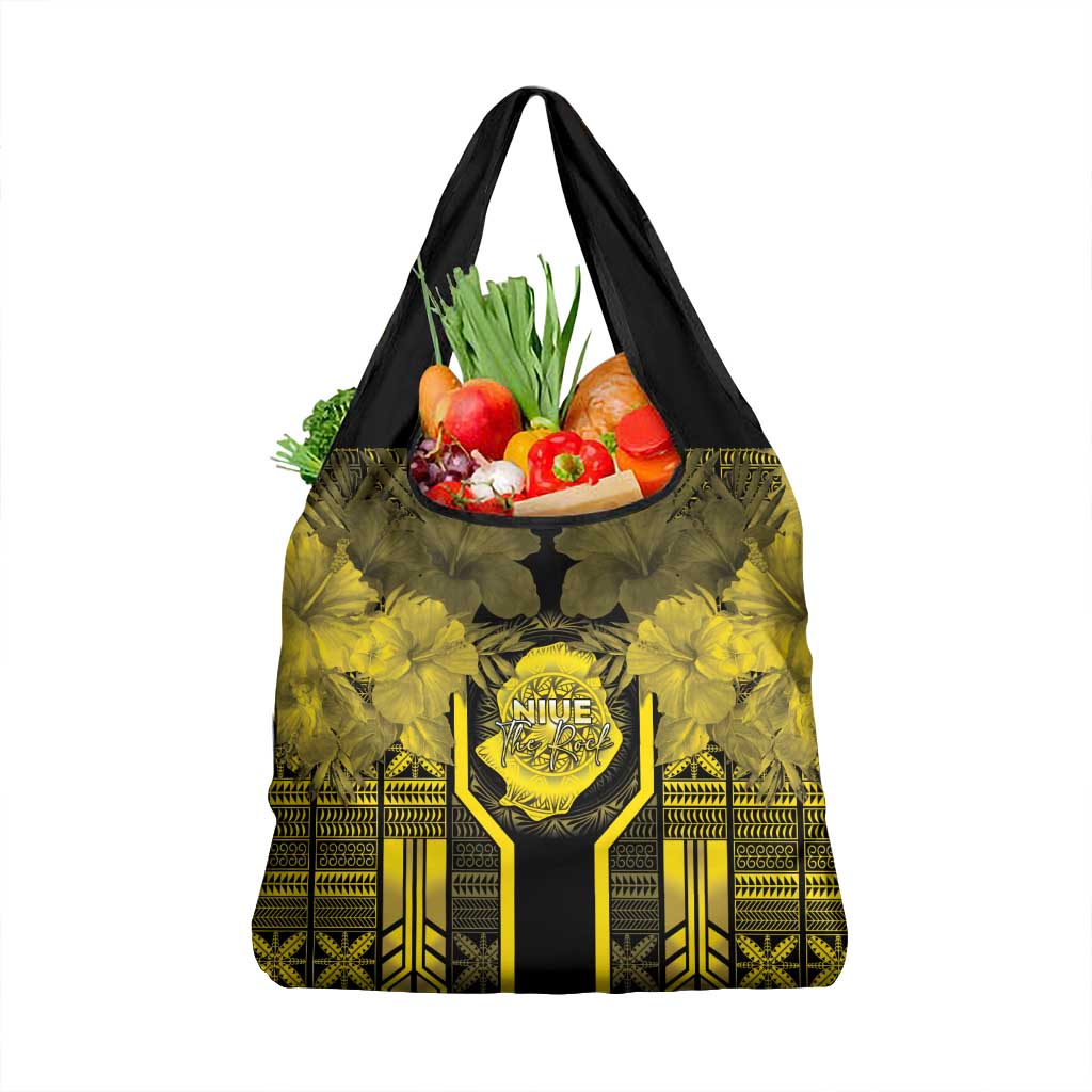 Niue The Rock Grocery Bag The Island Of The Uga LT05 1-pack One Size Black - Polynesian Pride