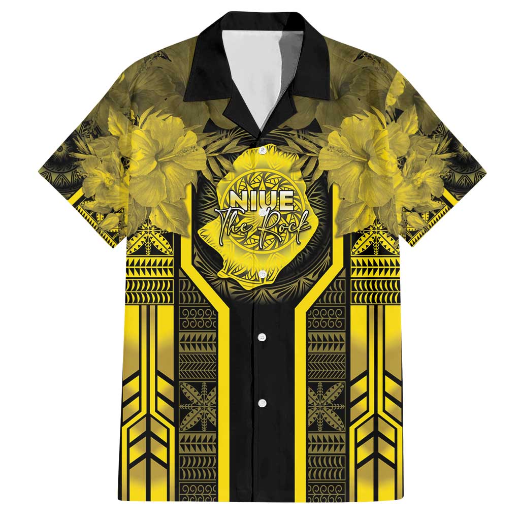 Niue The Rock Hawaiian Shirt The Island Of The Uga - Polynesian Pride