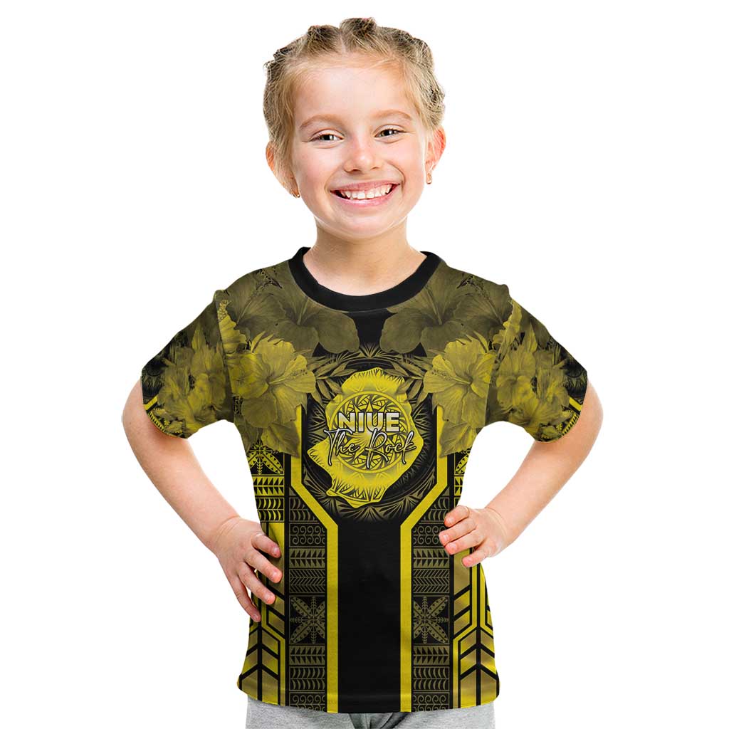 Niue The Rock Kid T Shirt The Island Of The Uga LT05 Black - Polynesian Pride