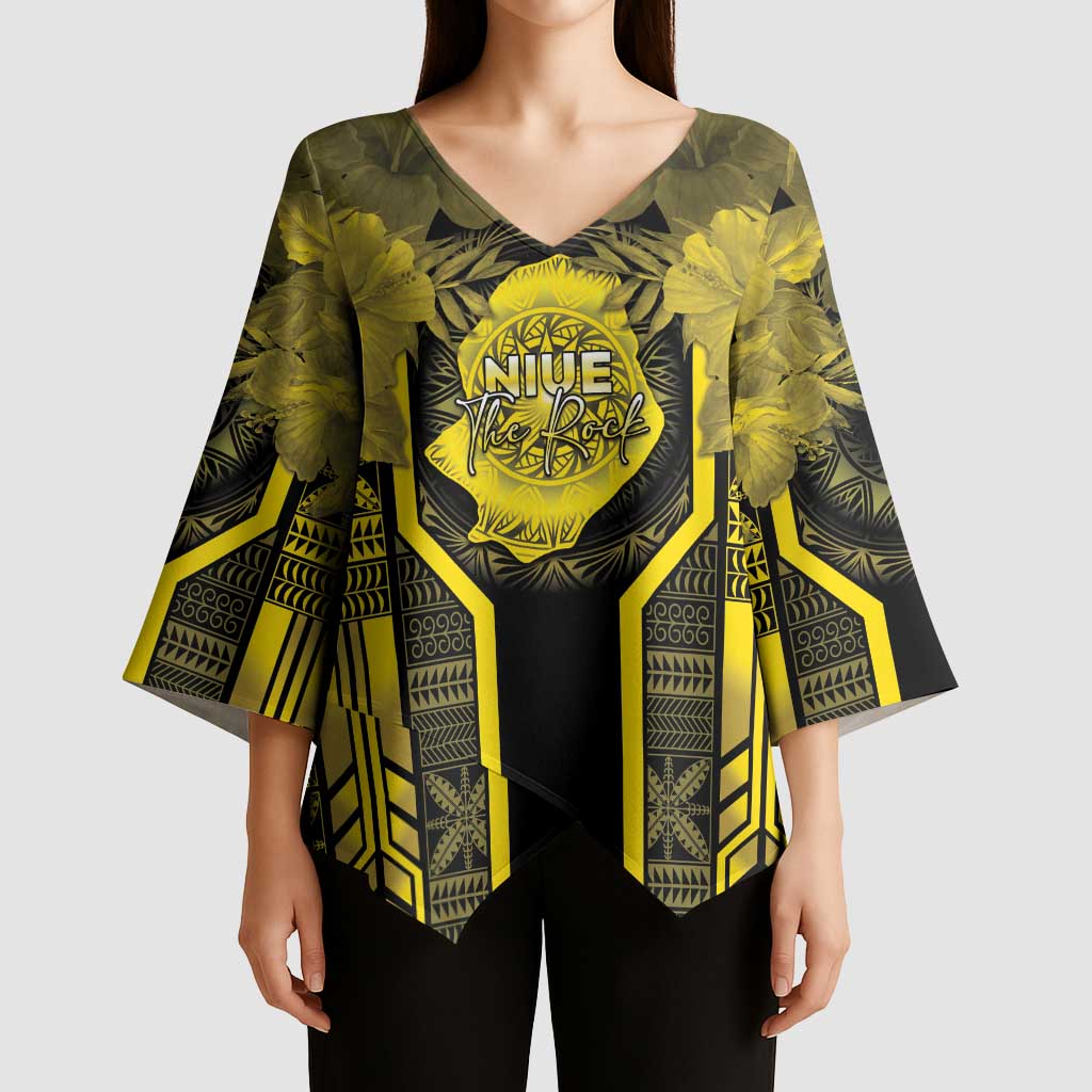 Niue The Rock Kimono Sleeve Blouse The Island Of The Uga - Polynesian Pride