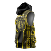 Niue The Rock Sleeveless Hoodie The Island Of The Uga - Polynesian Pride