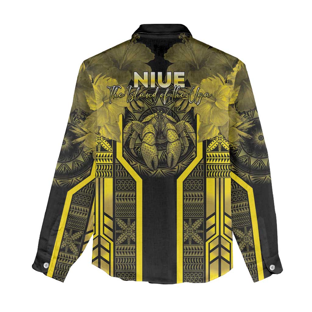 Niue The Rock Women Casual Shirt The Island Of The Uga - Polynesian Pride